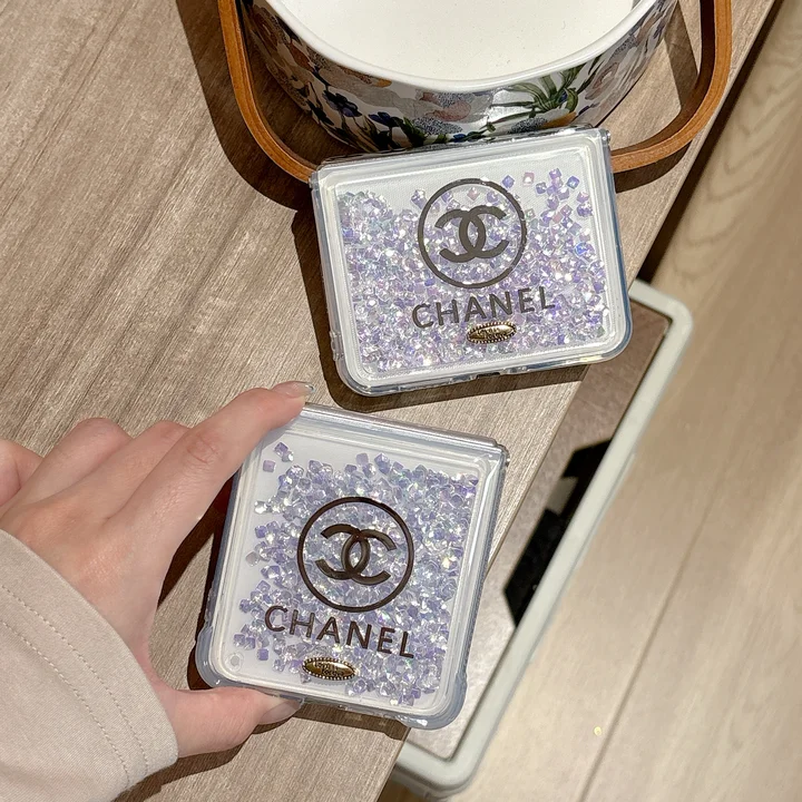 Chanel galaxy ZFlip7ケースキラキラ