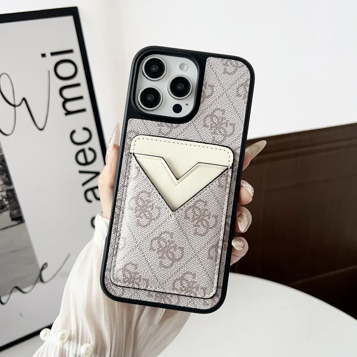 guess iphone17promaxケース キルティングレザー