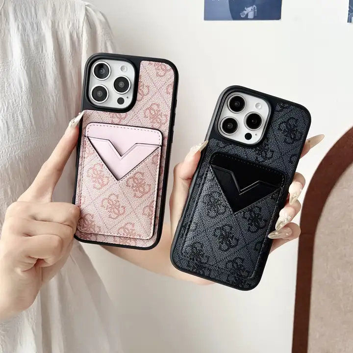 ゲスiphone17ケース 背面 収納