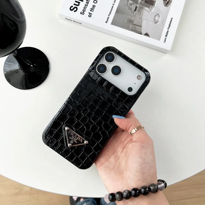 プラダiphone17pro携帯ケース ワニ柄 レザー