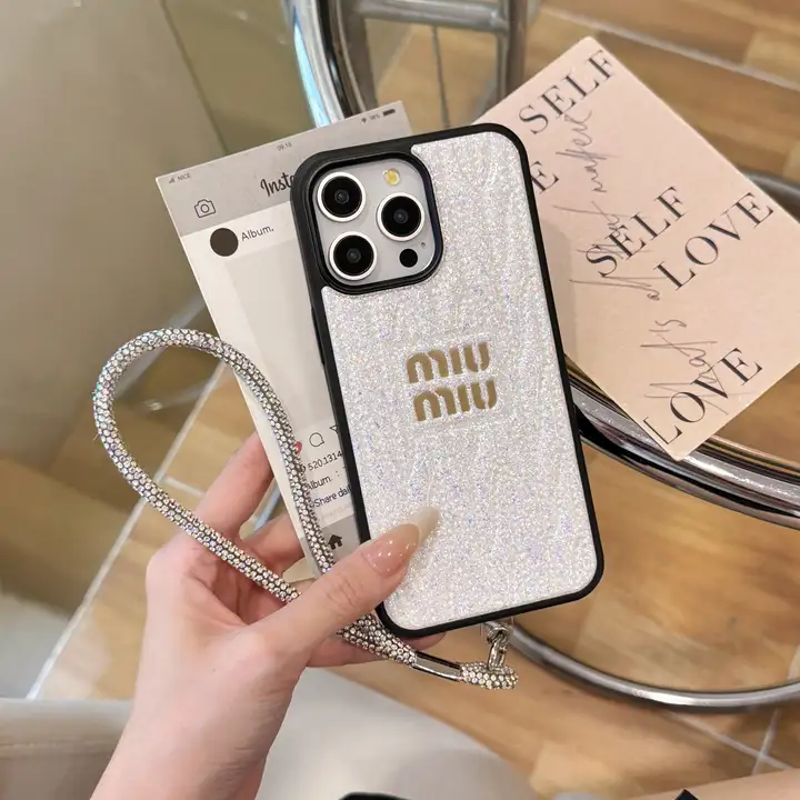  ミュウミュウiphone17 pro maxケース レザー