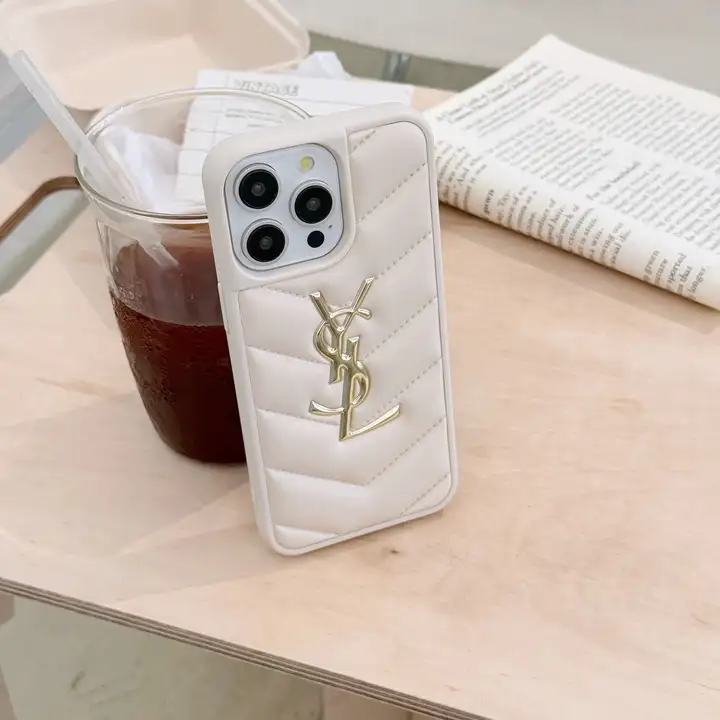 サンローランiphone17proケース ゴールド レディース