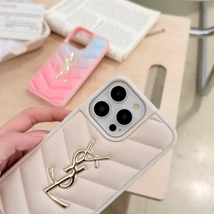 サンローランiphone17proケース ゴールド レディース
