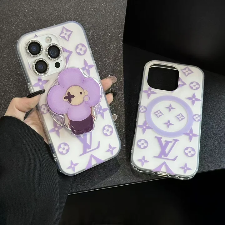 ルイヴィトンiphone17カバー パープル