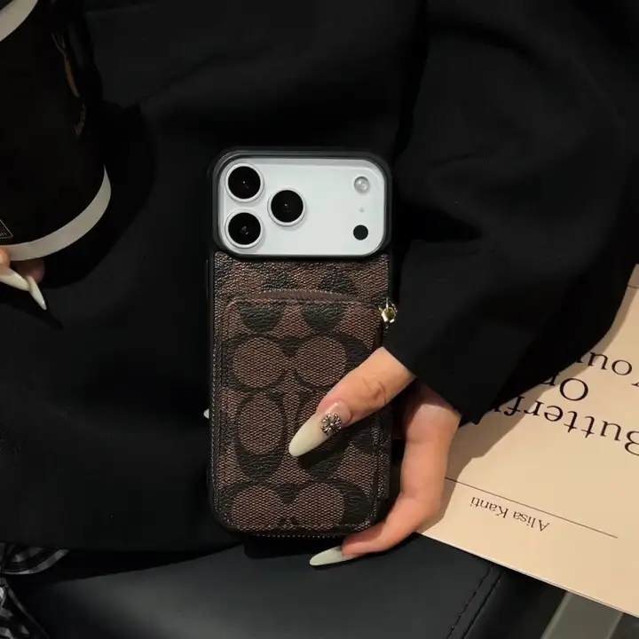 コーチ iphone17ケース カード収納