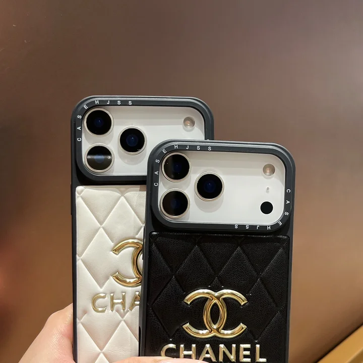 chanel iphone17ケース 金箔押し