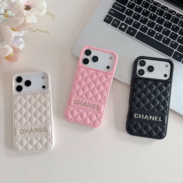 シャネル iphone17 pro maxケース キルティングレザー