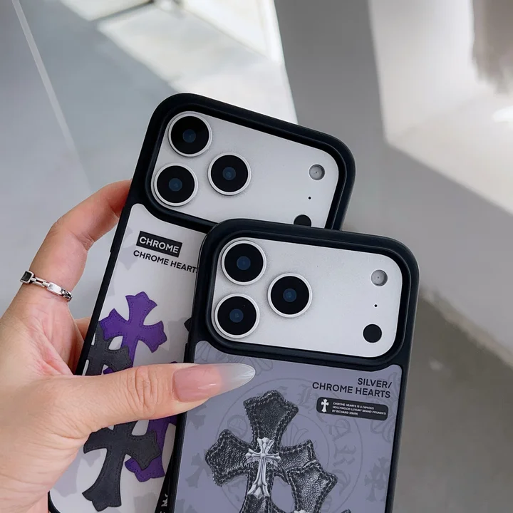 クロームハーツiphone17promaxケース 全面保護
