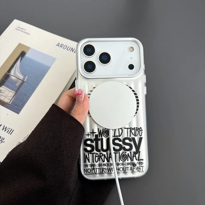 stussy iphone17 proケース メンズ おしゃれ