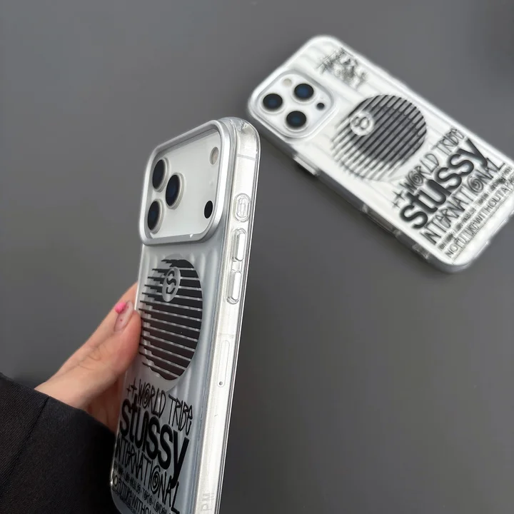 stussy iphone17 proケース メンズ おしゃれ