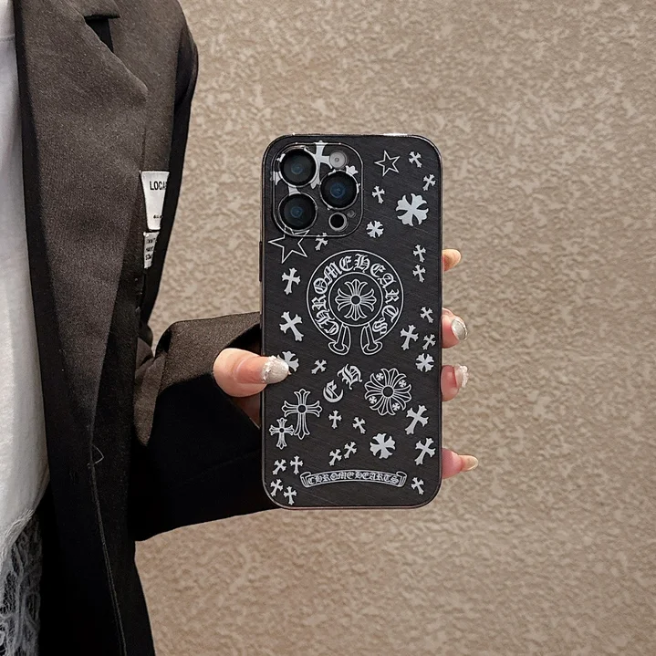 クロームハーツiphone17メッキケース シルバー