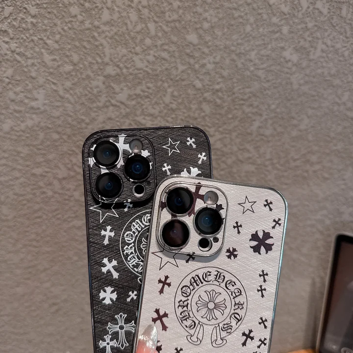 クロームハーツiphone17メッキケース シルバー