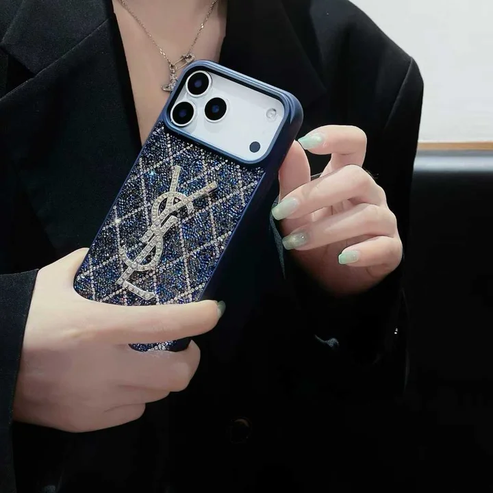 ysl iphone17promaxケース ラインストーン付き