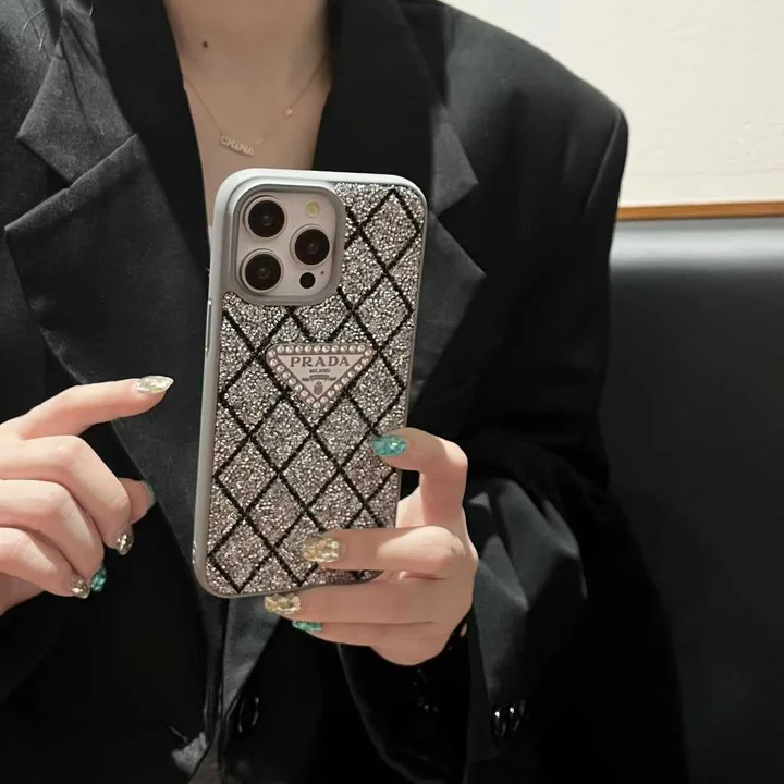 prada iphone17ケース 女子 キラキラ かわいい