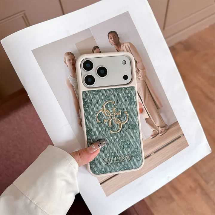guesロゴ iphone17proケース