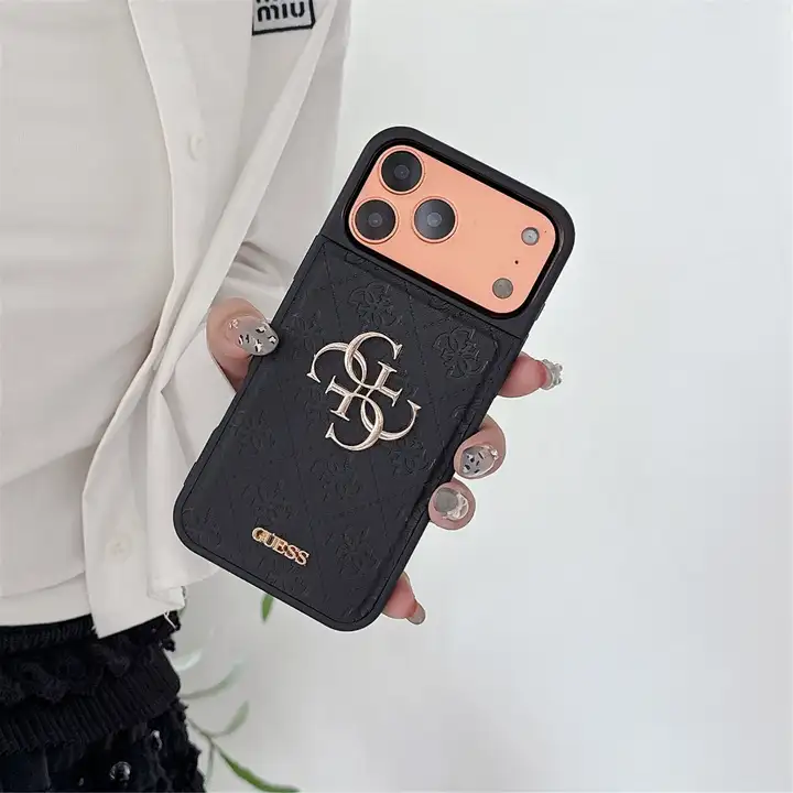 Guess iphone17pro携帯ケース ロゴ型押し