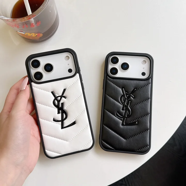 YSLロゴ iphone17ケースおしゃれ