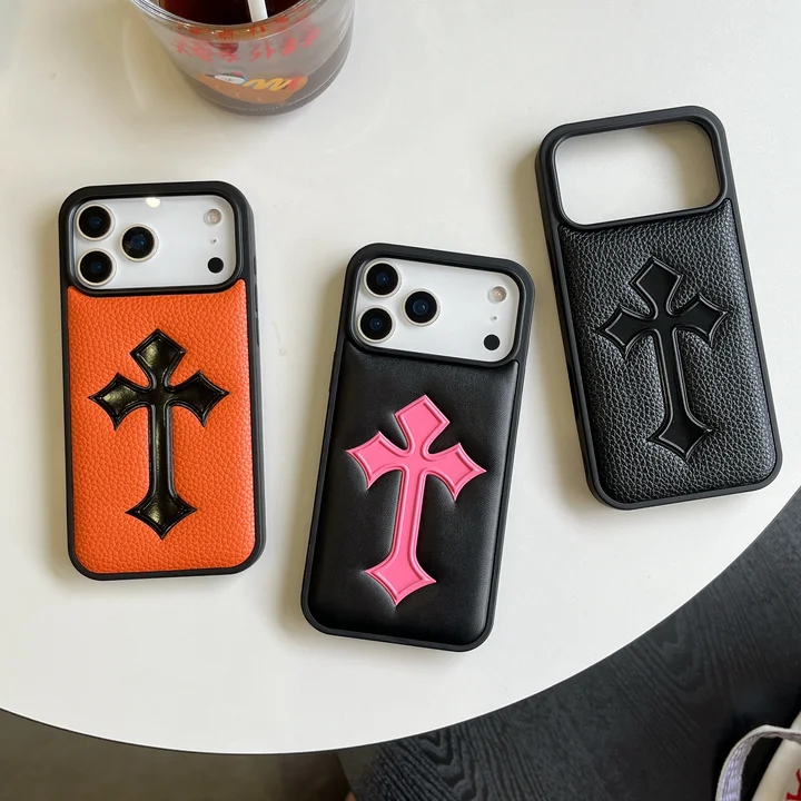 クロームハーツiphone17promaxケース 本革