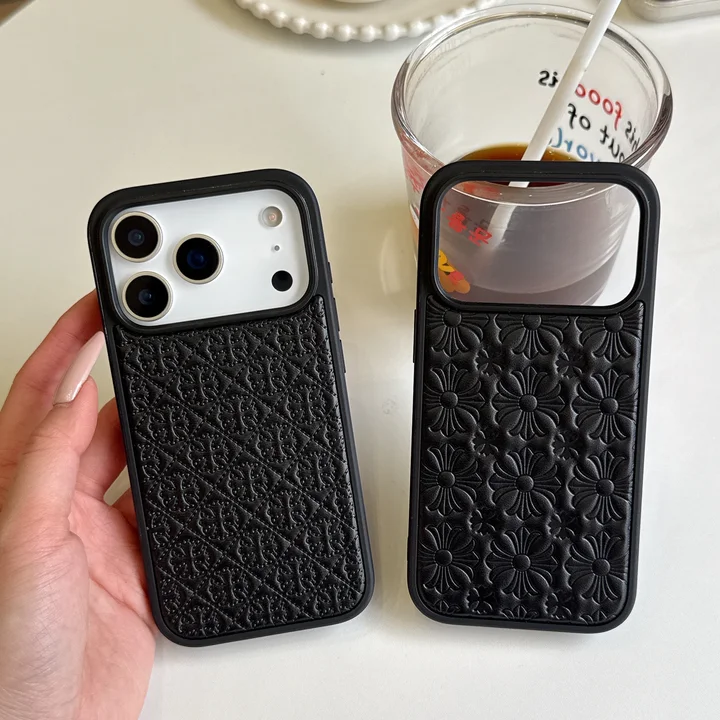 chrome hearts iphone17 pro max携帯ケース PUレザー