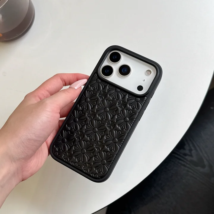 iphone17ケース ブラック ブランド chrome hearts