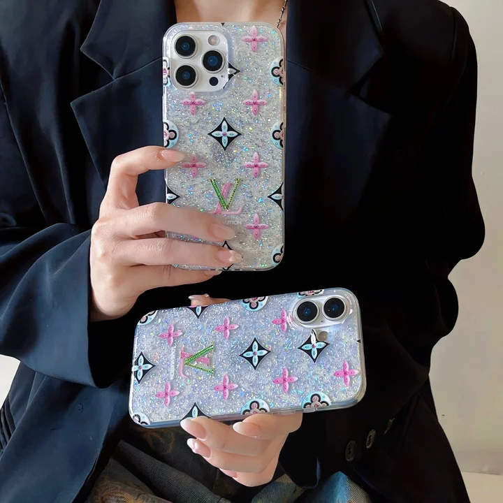 ルイヴィトンiphone17proケース キラキラ グリッター