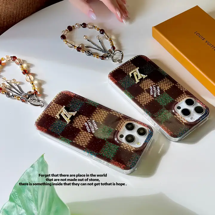 ルイビトンiphone17promaxケース チェック柄