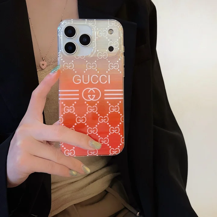 gucci iphone17 pro maxスマホケース オレンジ