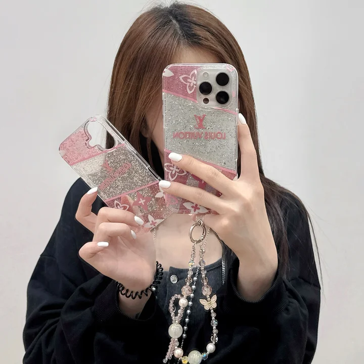 ヴィトンiphone17proケース グリッター 铂银