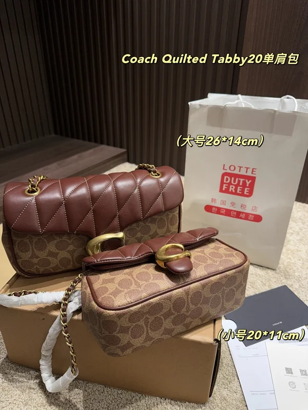 コーチ バッグ レザー キルティング