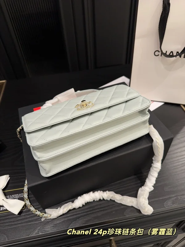 CHANEL CC_ハンドル チェーンバッグ