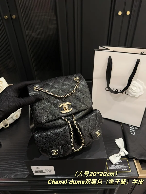 シャネル バックパック キャビアレザー