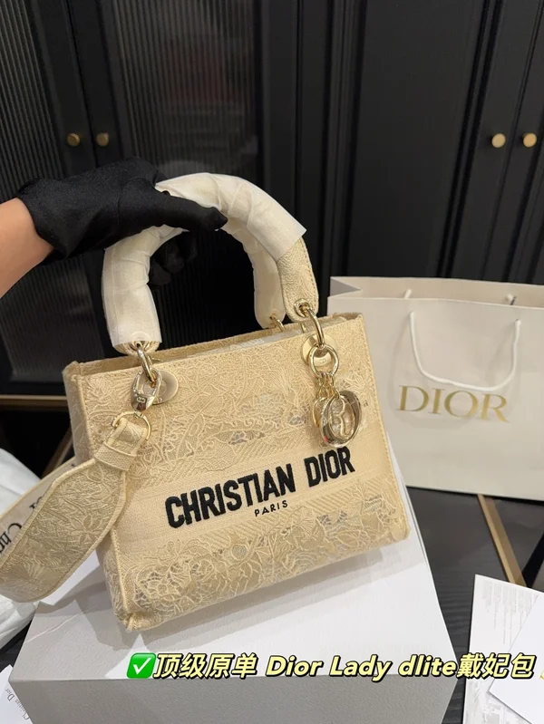 ディオール d lite ハンドバッグ