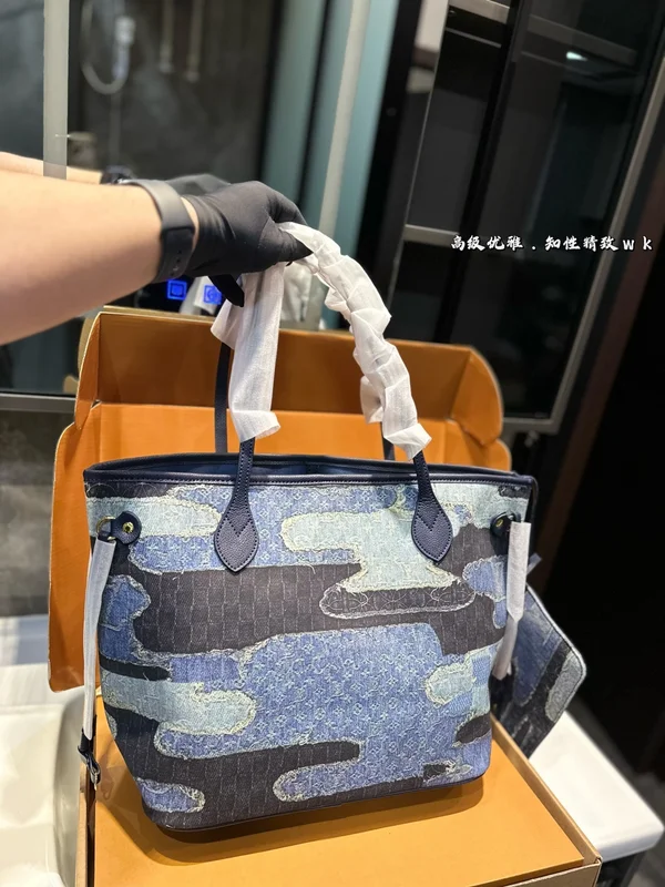 ヴィトン デニム ハンドバッグ