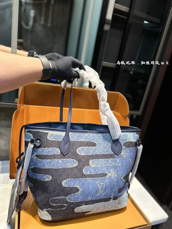 ヴィトン デニム ハンドバッグ