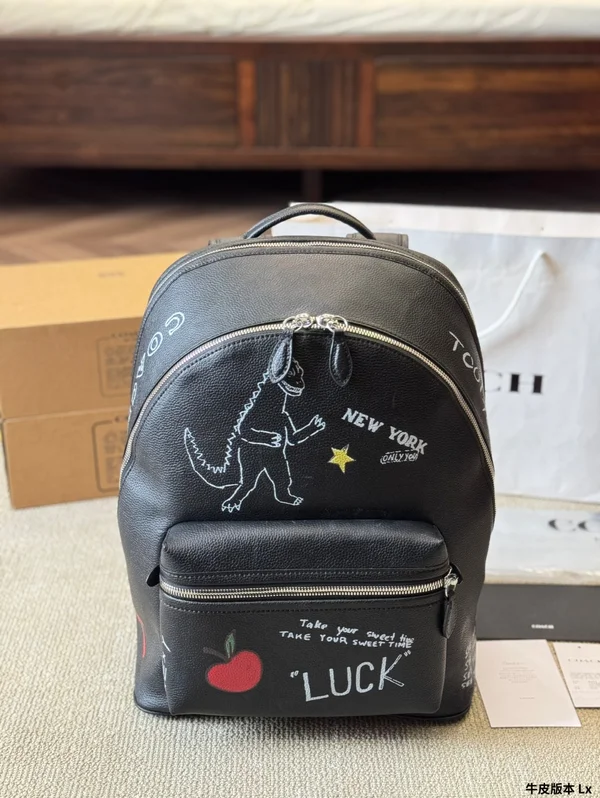 COACH レザーリュック