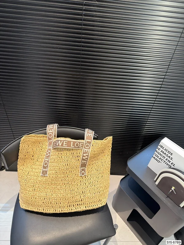 LOEWE RAFFIA SHOPPER ショッパーバッグ