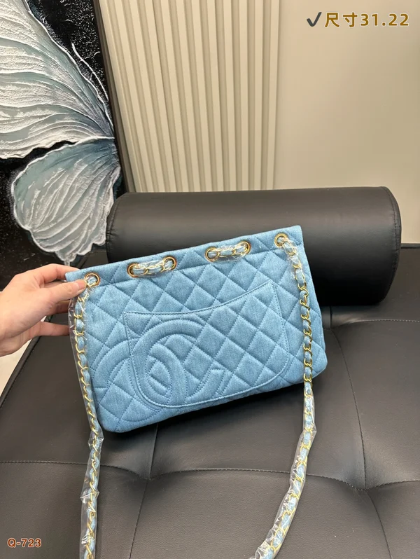 chanel 2wayバッグ デニム