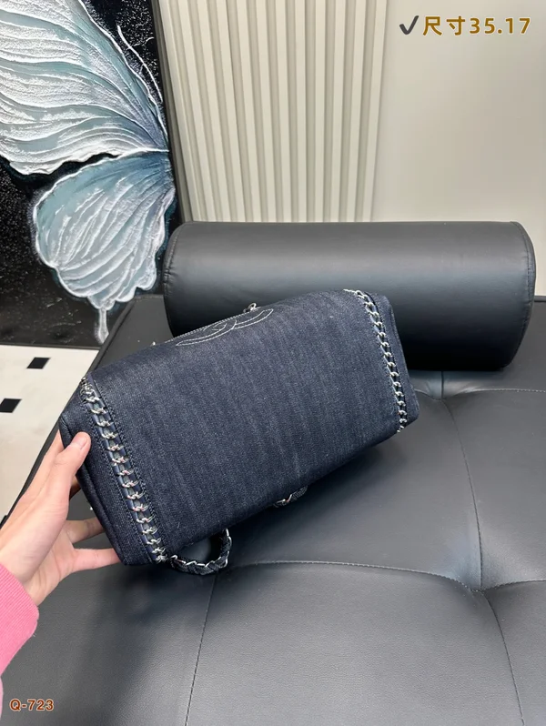 シャネル デニム ボストン