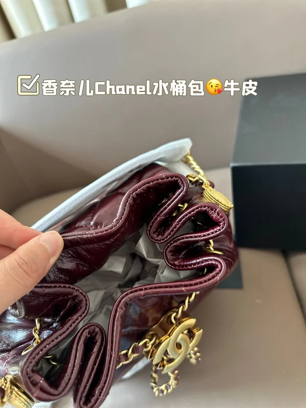 シャネル 巾着 バケツ型