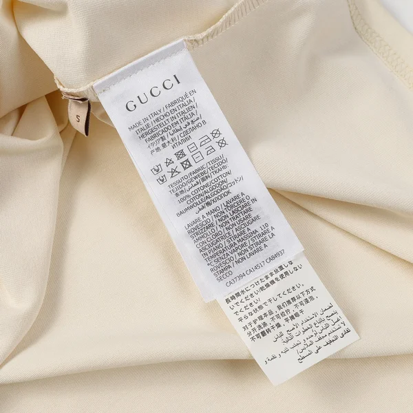 GUCCI メンズ Tシャツホワイト