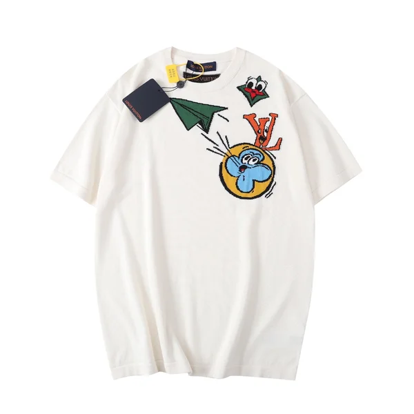 ルイヴィトン 半袖 クルーネック