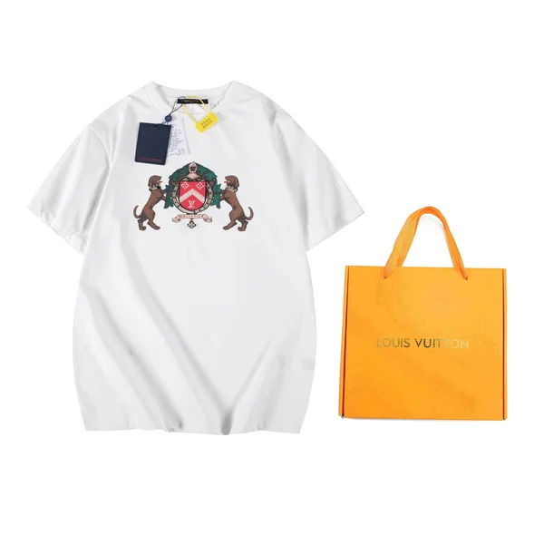 LOUIS VUITTON エンベリッシュドコットンTシャツ