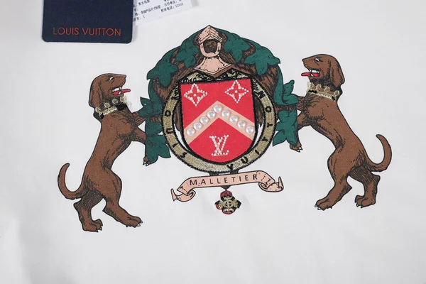 ルイヴィトン 半袖ニット 白