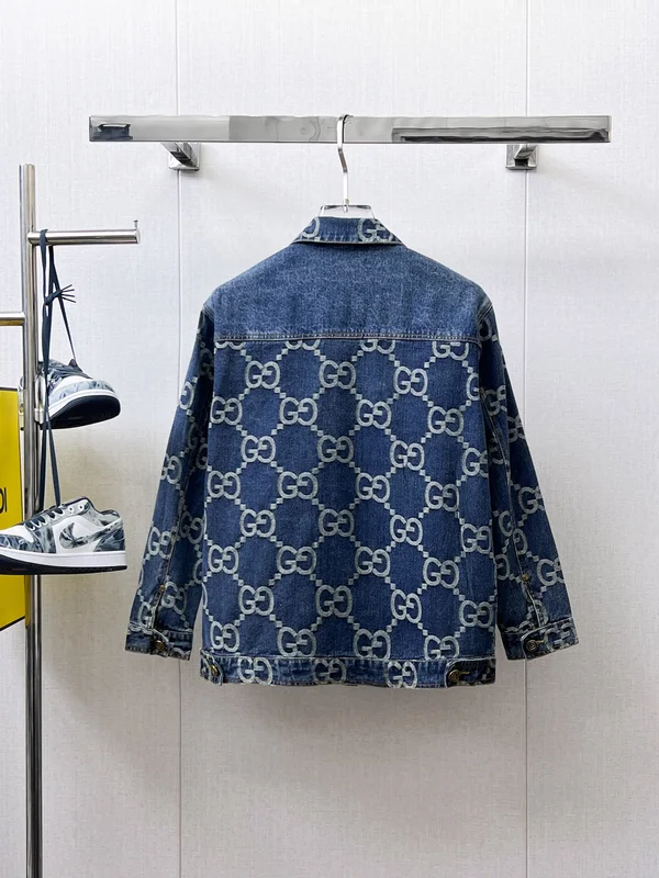 グッチ 総柄 ジャケット