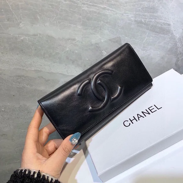 シャネル フラップ ロングウォレット