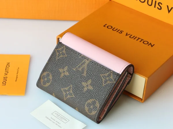 ルイヴィトン 三つ折り財布 ピンク