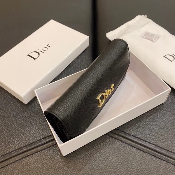 DIOR ロングウォレット レザー ブラック