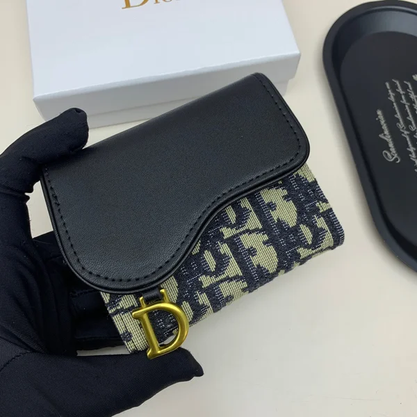 ディオール サドルトロッター柄 ミニ 財布