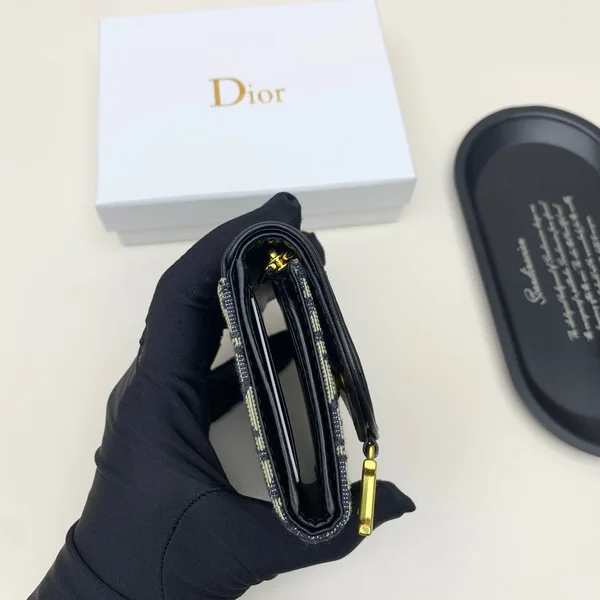 ディオール 三つ折り財布レディース