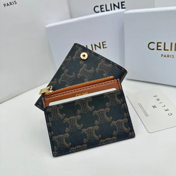 CELINE 三つ折り財布 レディース